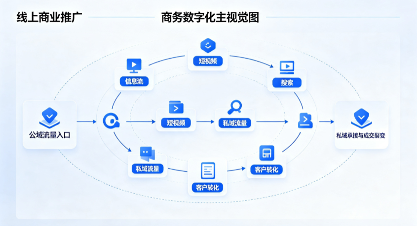 醴陵市线上商业推广怎么做？全域流量闭环搭建与低成本转化实战指南